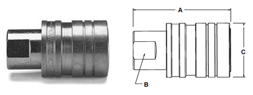 Parker 4200 Series QC - Up to 1" Body Size