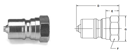 Parker 60 Series QC - Up to 1" Body Size