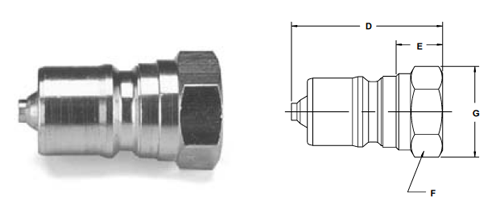 Parker 60 Series QC - Up to 1" Body Size