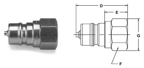 Parker 60 Series QC - Up to 1" Body Size