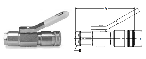 Parker 9200 Series QC - Up to 1" Body Size