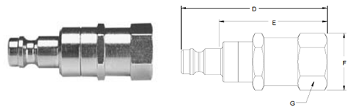 Parker DM Series QC - Up to 1" Body Size