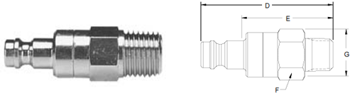 Parker DM Series QC - Up to 1" Body Size