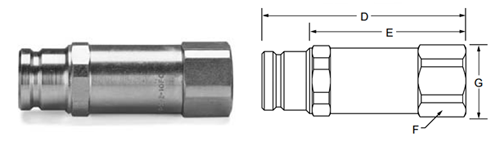 Parker FC Series QC - Up to 1" Body Size