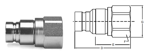 Parker FEM Series QC - Up to 1" Body Size