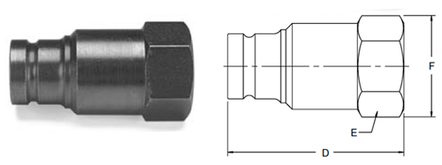 Parker FH Series QC - Up to 1" Body Size