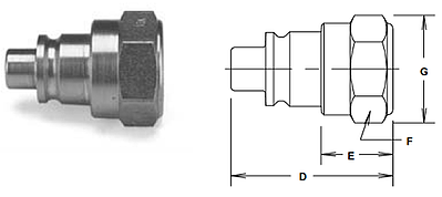 Parker HO Series QC - Up to 1" Body Size