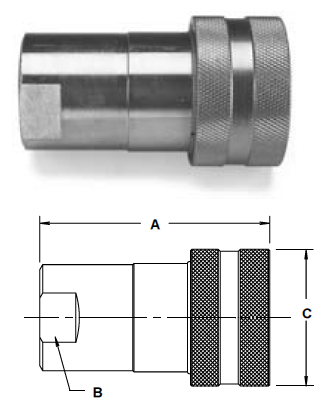 Parker HP Series QC - Up to 1" Body Size