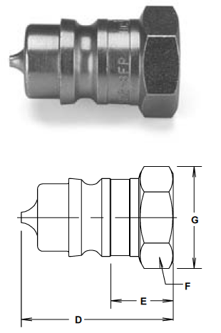 Parker SM Series QC - Up to 1" Body Size