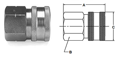 Parker ST Series QC - Up to 1" Body Size