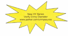 New HY fittings will be identified with a bright yellow label
