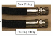 New HY fitting compared to old HY fitting