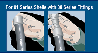 81 series shells with 88 series fittings