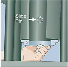 Lift back half of split die ring
