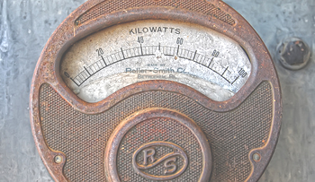 Old analog meter