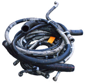 Pile of failed hoses