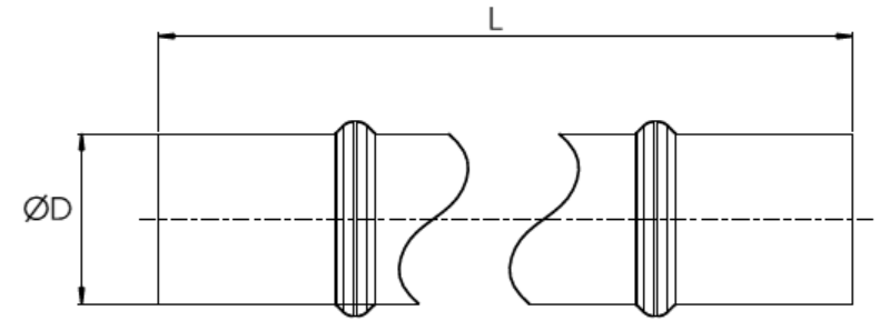 Industrial Water Pipe