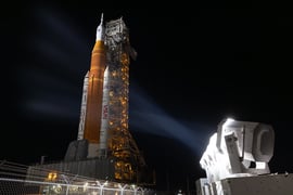 Artemis at night