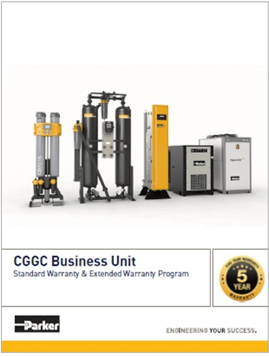 Parker's 2021 CGGC Nitrogen Generator Warranty