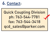 Parker Contact Information