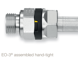 Parker EO-3 Flareless Fitting System Hand Tight Assembled