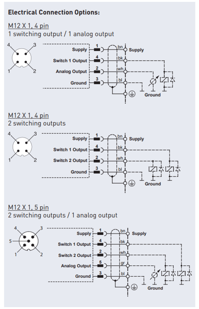 SCLTSD Level Temperature Controller Electrical Connections