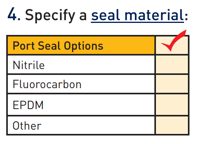 SCP Custom Seal Material