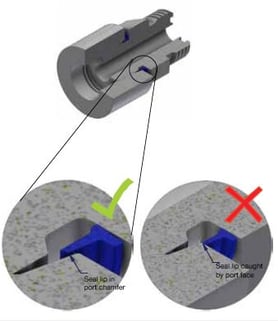 Seal-Lok Xtreme - Proper Sealing Cutaway