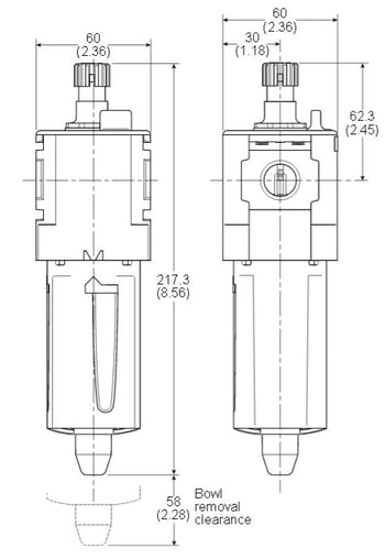 Compact-Lubricator-Dimensions