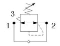 p3y-reverse-flow-regulator-symbol