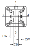 4MA Large Bore Mounting Style BB Head