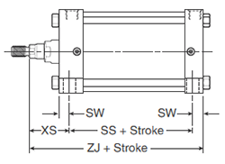 4MA Large Bore Mounting Style C Body