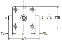 4MA Large Bore Mounting Style D Head