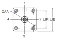 4MA Large Bore Mount Style TB Head