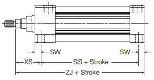 4MA Small Bore C Mount Body Dimensions