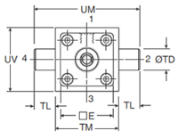 4MA Small Bore DD Mount Style Head