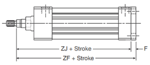4MA Small Bore H Style Body Dimensions