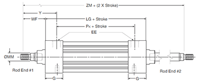 4MA Small Bore K-Type Cylinder