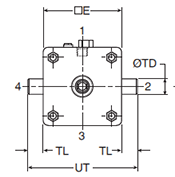 4MAJ Large Bore D Mounting Style Head Dimensions