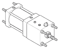 4MAJ Large Bore TD Mounting Style Head Dimensions