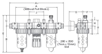 Prep-Air-II-06B-Compact-Three-Unit-Modular-Combination-Dimensions