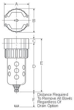 Prep-Air-II-06F-Compact-Filter-Dimensions