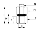 0114 Female Connector Dimensions