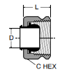 61CA Nut And Sleeve Assembly Dimensions