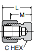 639C Seal Plug Dimensions