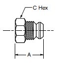 61HD Nut Dimensions