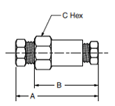 62HD Reducing Union Dimensions