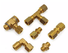 Parker Brass Metric Compression Fittings