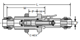 394PD Double Shut-Off Dimensions