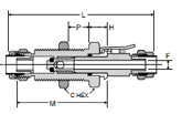 394PSS Single Shut-Off Dimensions